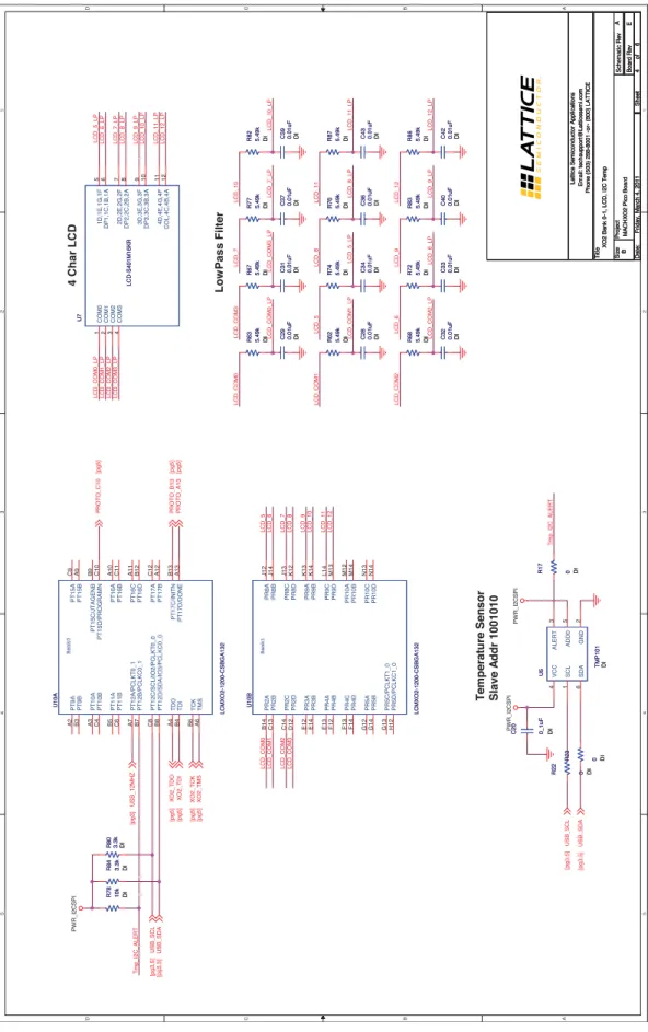 Figure 11. MachXO2 Banks 0-1, LCD, I 2 C Temperature 5 544332211 DD CC BB AA