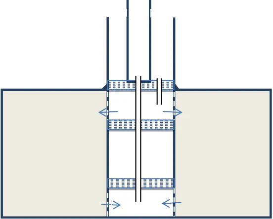 Figure 1. Schematic of vertical well steam assisted gravity drainage process. 