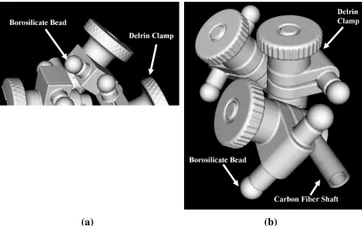 Figure 2.1-Micro-CT surface rendering of the a) calibration phantom and b) validation phantom