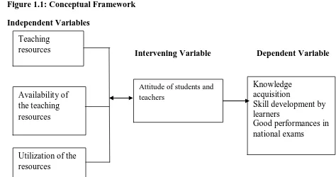 Figure 1.1: Conceptual Framework 
