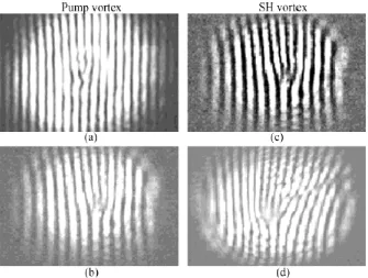 Fig. 3. Intensity profile of (a) the amplified vortex output; (b) the corresponding vortex seed beam with 