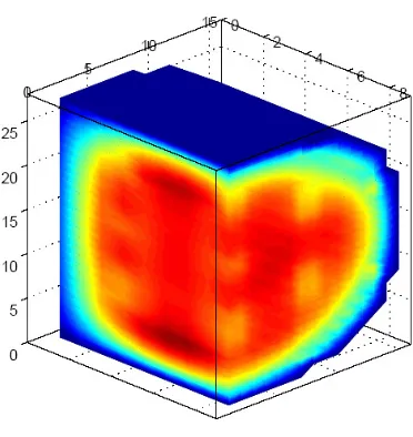 Fig. 3.6 An example of flux distribution modeled by the modal synthesis method 