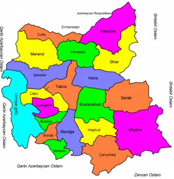 Figure 1. Location of studied area. 