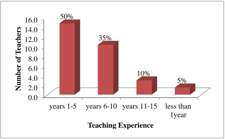 Figure 4.4: Teaching Experience 