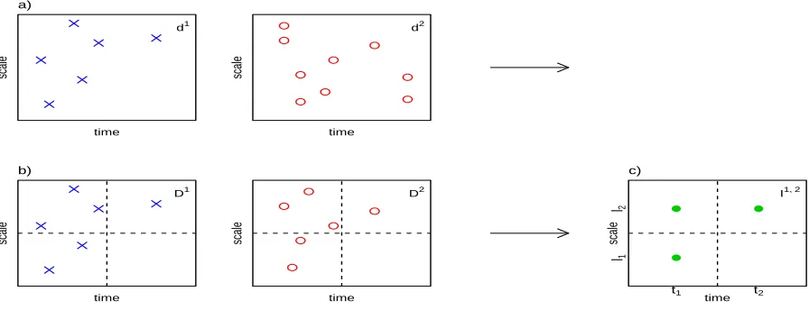 Figure 3: Construction of bivariate CNLT transform for time series observed on diﬀerent