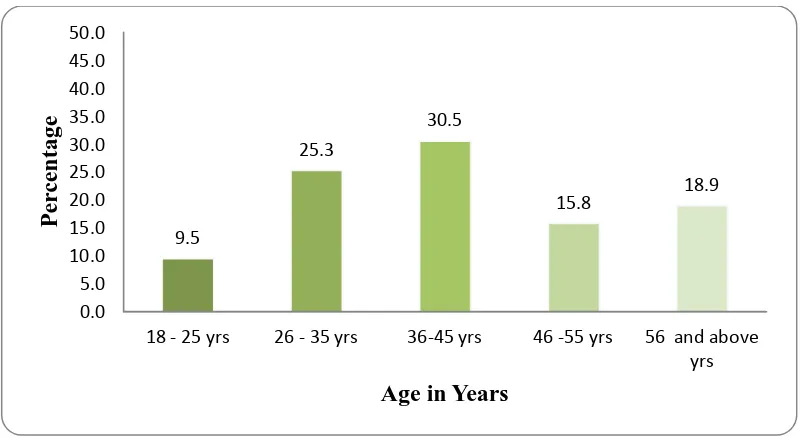 Figure 4.1. The age of the respondents  
