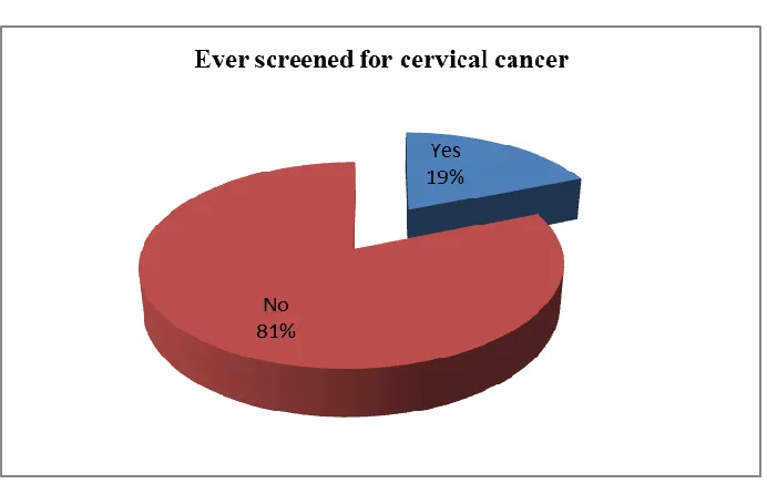 Fig 4.9: Pie chart on willingness to screen on day of interview 
