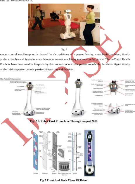 Fig.3 Front And Back Views Of Robot. 