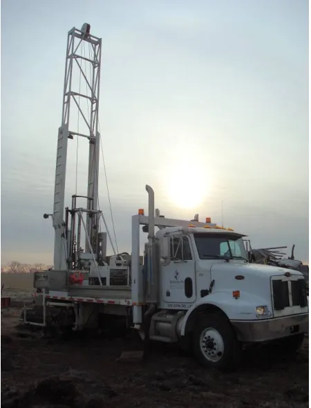 Figure 4.3. Cone truck used to perform SCPT tests 