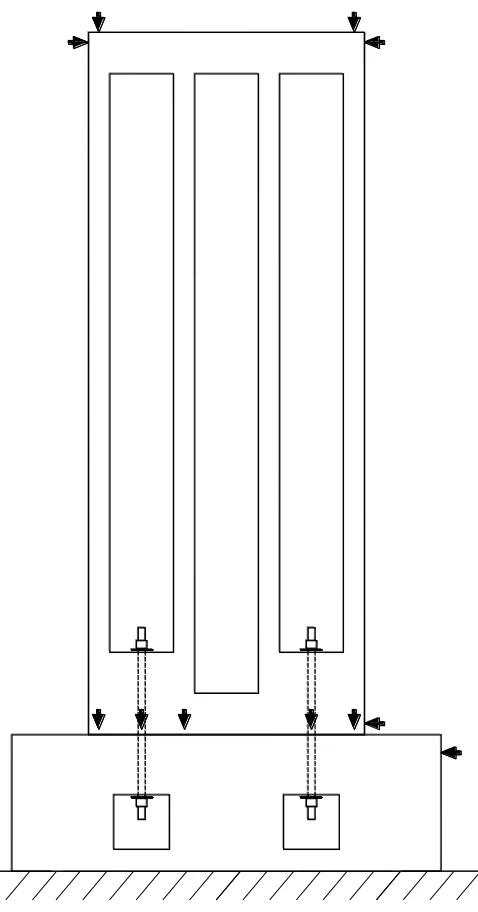 Figure ‎2.9: Layout and designations for LVDT’s 