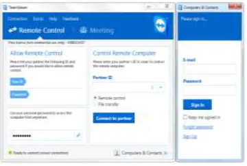 Fig 3:TeamViewer GUI[5] 
