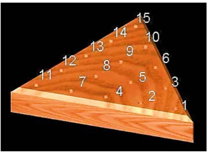 Figure 2. The peg game board. 