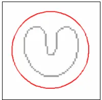 Figure 5(a)didn’t converge to the thin concave boundary exactly at  