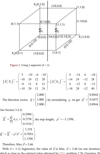 Figure 2. Using 2 segments (S = 2). 