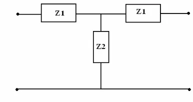 Figure 2. Equivalent circuit of a single longitudinal slot antenna.