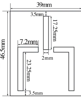Figure 1. Conﬁguration of the proposed patch.