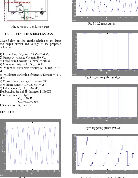 Fig. 6. Mode 3 Conduction Path 