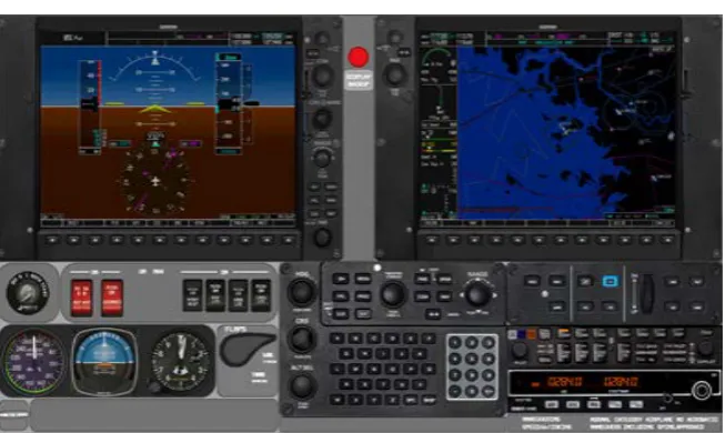 Figure 3. Instrument panel realization of SR22 models. 