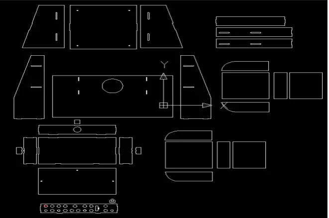 Figure 4. Drawing with Sketch-up CAD software. 