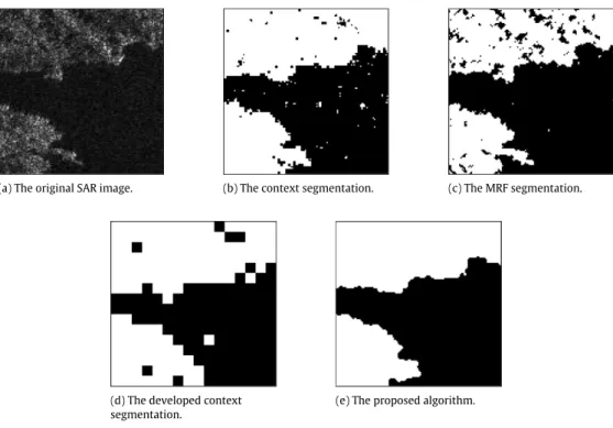 Fig. 7. Comparison of the different segmentation algorithms.