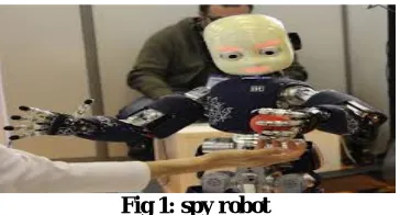 Fig 1: spy robot 