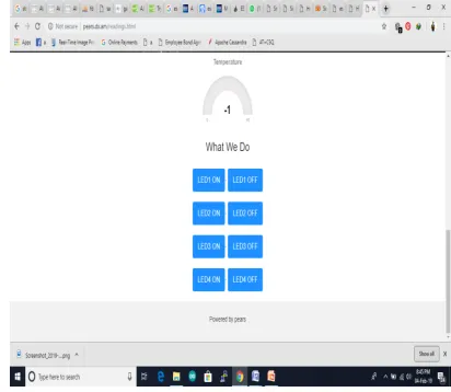 Fig. 7.Application UI on MyMQTT Android application 