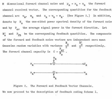Figure 2. The Forward and Feedback Vector Channels. 