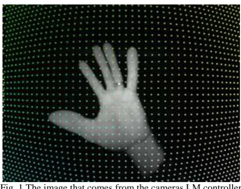 Fig. 1 The image that comes from the cameras LM controller   
