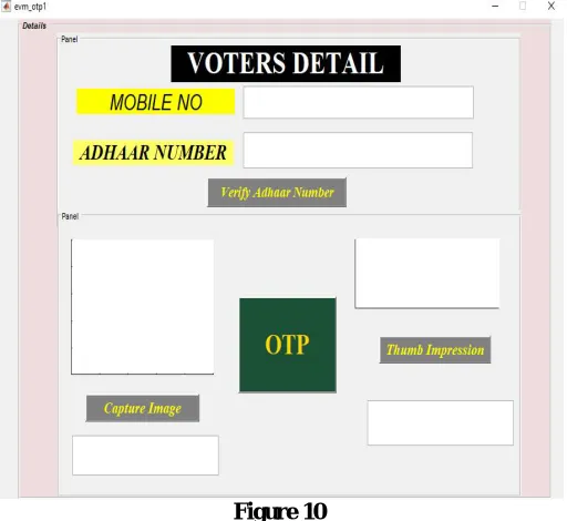 Figure 9   Then Voters detail page will open. Here voter has to write his/her Mobile no
