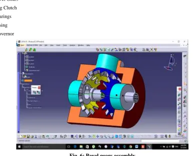 Table 1: Bevel gear specifications 