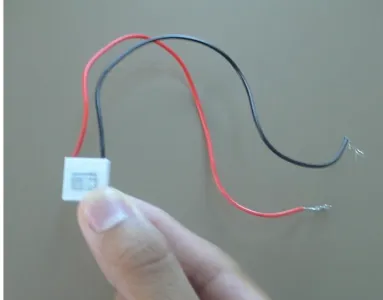 Figure 2: Internal construction of thermo- electric module (adapted from ADVANCED THERMOELECTRIC · One Tara 