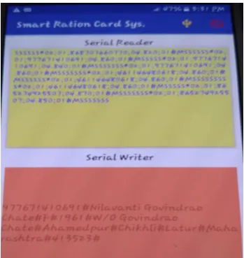 Fig 13 shows the results of data being scanned,decoded,and sent over to receiver. 