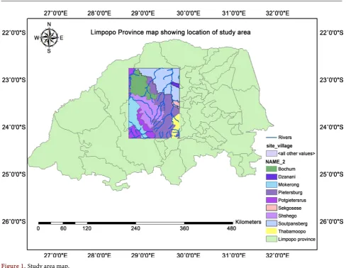 Figure 1. Study area map.  