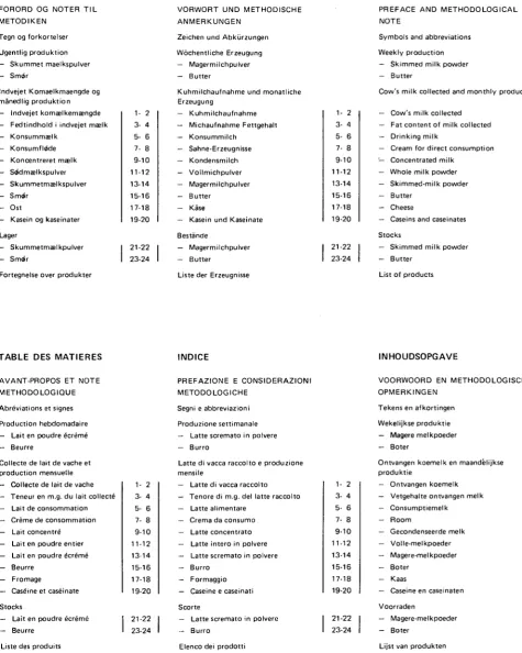 TABLE DES MATIERES 