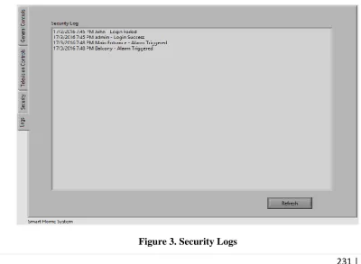 Figure 3. Security Logs 