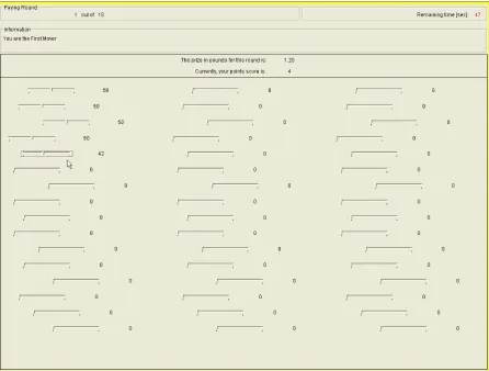 Figure 2: Screen showing 48 sliders.