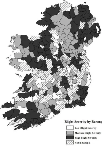 Figure 1: Geographic Distribution of Blight Severity 