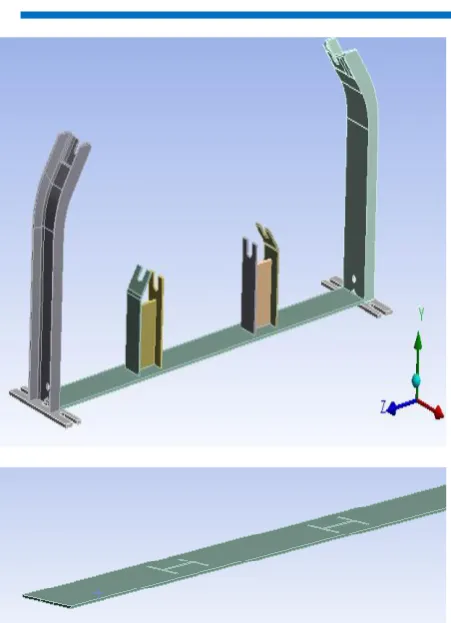 Figure 1.5: Geometry 3 & Base frame design 