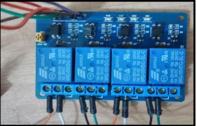 Figure below shows the practical relay shield. 