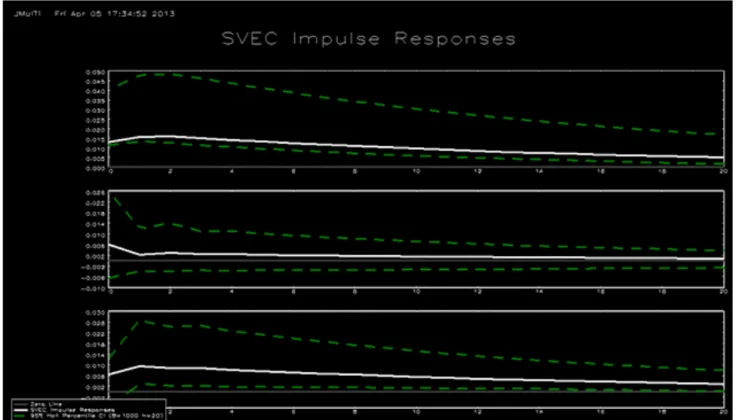 Table 4 - 1stsub-model Impulse responses functions summary  