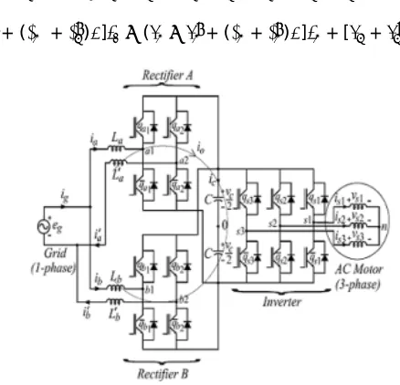Fig. 5.Proposedsingle-phase to three-phase drive system. 