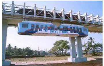 Fig -2: 2-D view of the Model of Sky wheels in Madgaon, Goa developed in SAP2000 