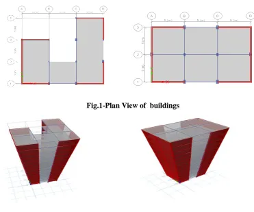 Fig.1-Plan View of  buildings 