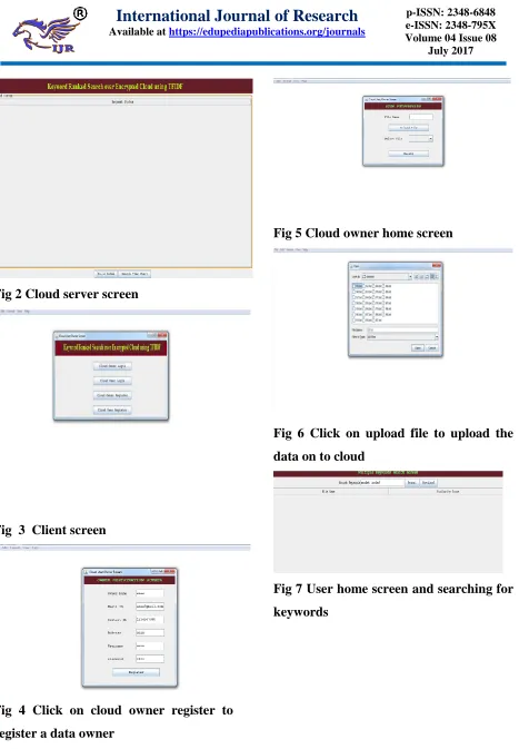 Fig 6 Click on upload file to upload the 