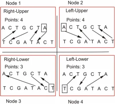 Figure 2. Illustration of the parallel score estimating al  gorithm.  
