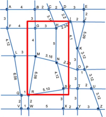 Figure 5. Moving Q to I; bounding box (Q, I). 