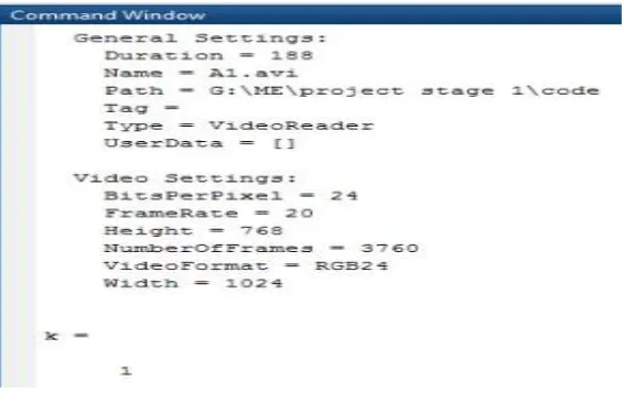 Fig 3(A):- Output of video to Frame conversion 
