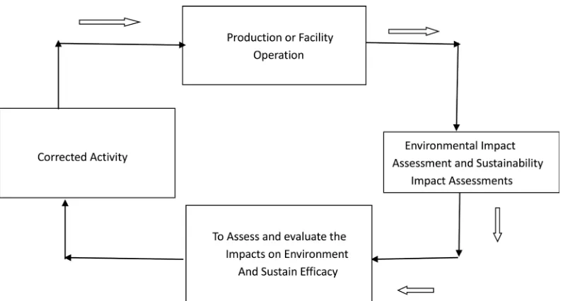 Figure 6. Environmental and sustainability management for a midget electrode project entitled “after-the -fact” evaluation