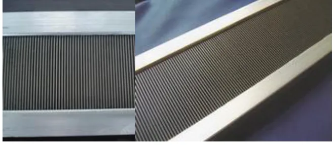 Figure (1) The reed with the rectangular section (the French) 