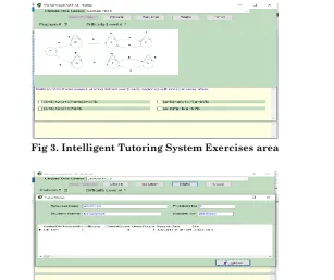Fig. 5: Intelligent Tutoring System display a notification for the student 